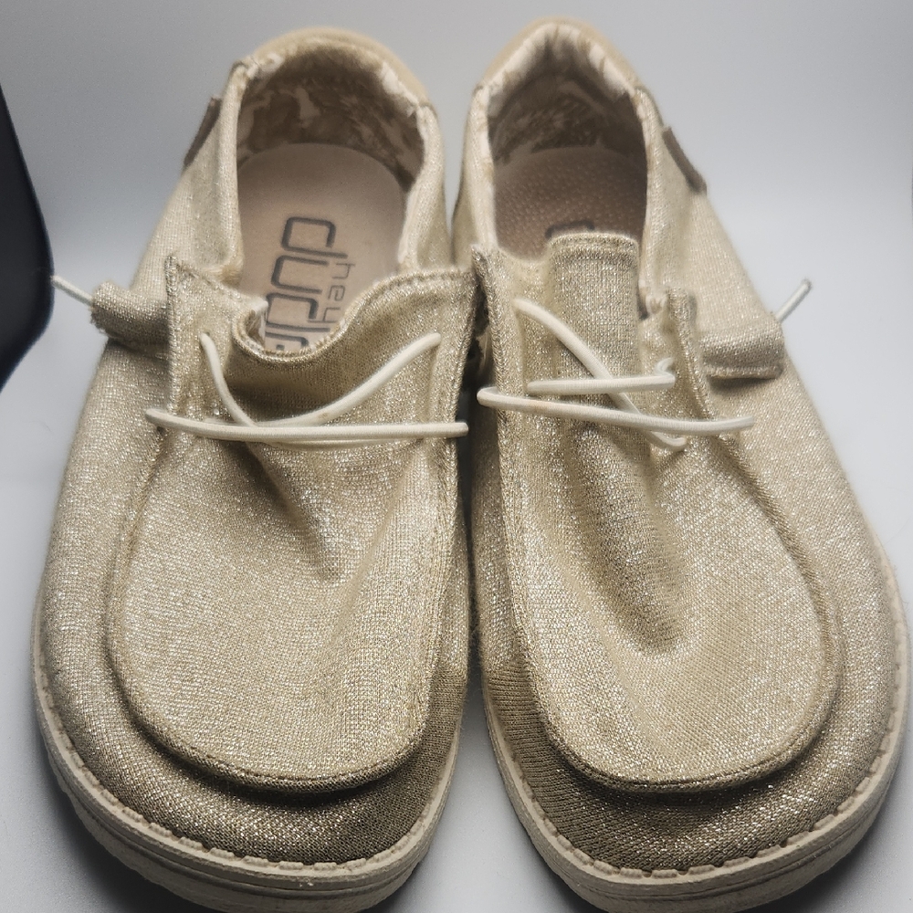 Hey Dude Kids' Gold Moccasins